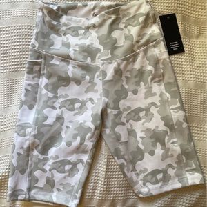 Camo biker shorts